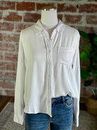 Thread & Supply Penny Top in White-112 - Woven Top S/S (Dec - May)-Little Bird Boutique