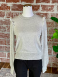 Another Love Vera Sweater in Silver-130 Sweaters-Little Bird Boutique