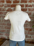 Thread & Supply Lexi Tee in White-121 Jersey Tops - Short Sleeve-Little Bird Boutique