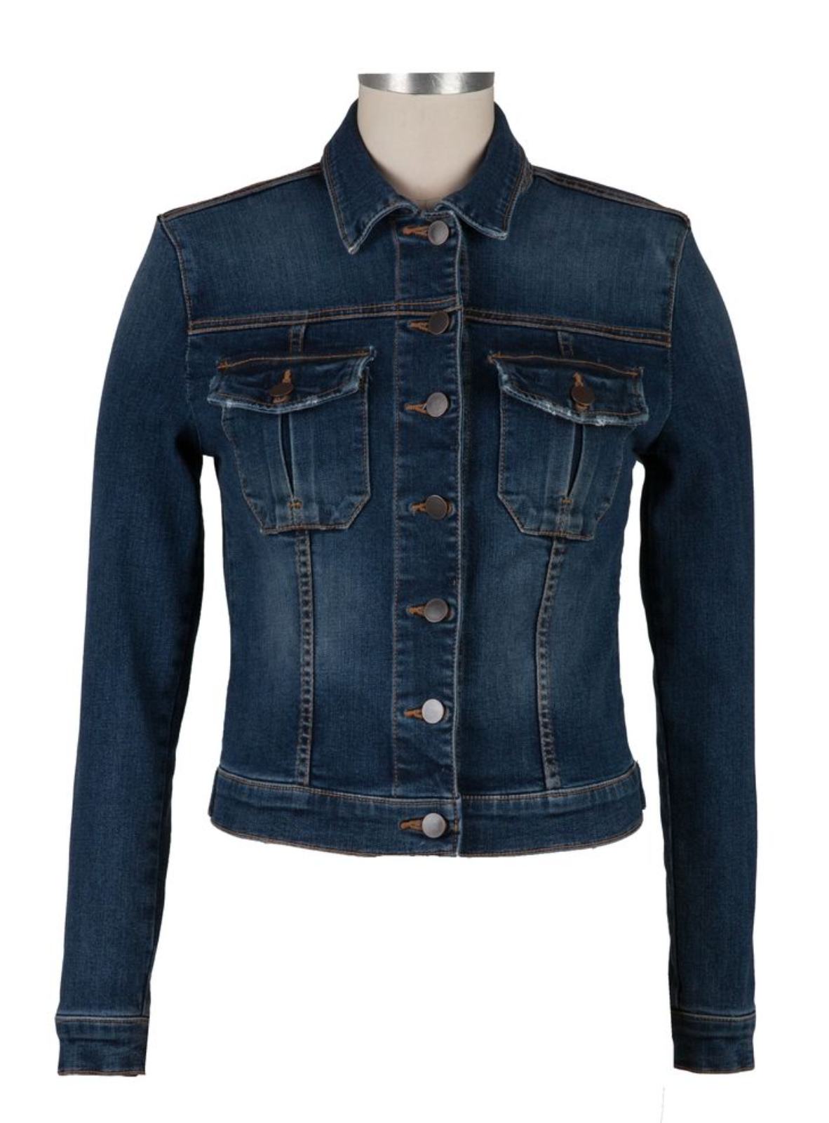 Buy online Dark Blue Denim Summer Jacket from western wear for Women by La  Fem for ₹699 at 65% off | 2024 Limeroad.com