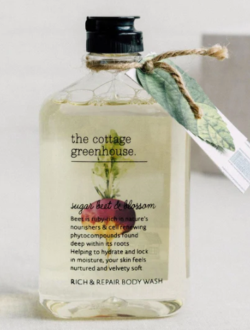 The Cottage Greenhouse Sugar Beet & Blossom Body Wash-440 - Bath & Body-Little Bird Boutique