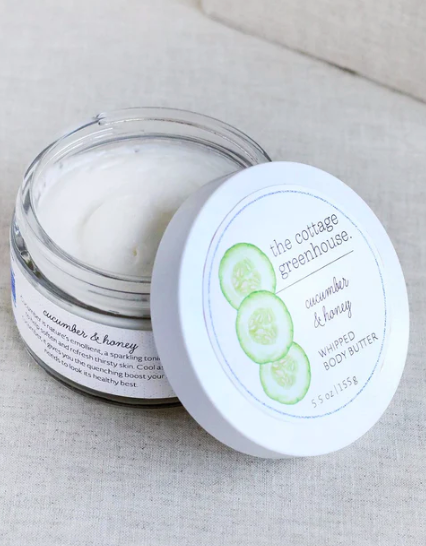 The Cottage Greenhouse Cucumber and Honey Body Butter-440 - Bath & Body-Little Bird Boutique