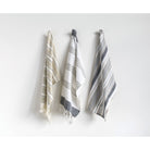 Creative Co-op Cotton Striped Tea Towels, Set of 3-430 Entertainment & Serving-Little Bird Boutique