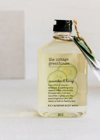 The Greenhouse Cucumber and Honey Body Wash